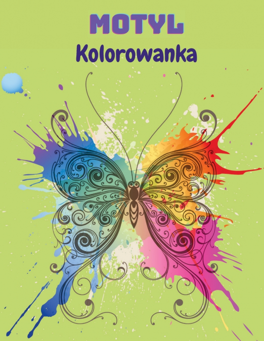 Motyl Kolorowanka