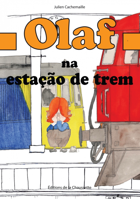 Olaf na estação de trem