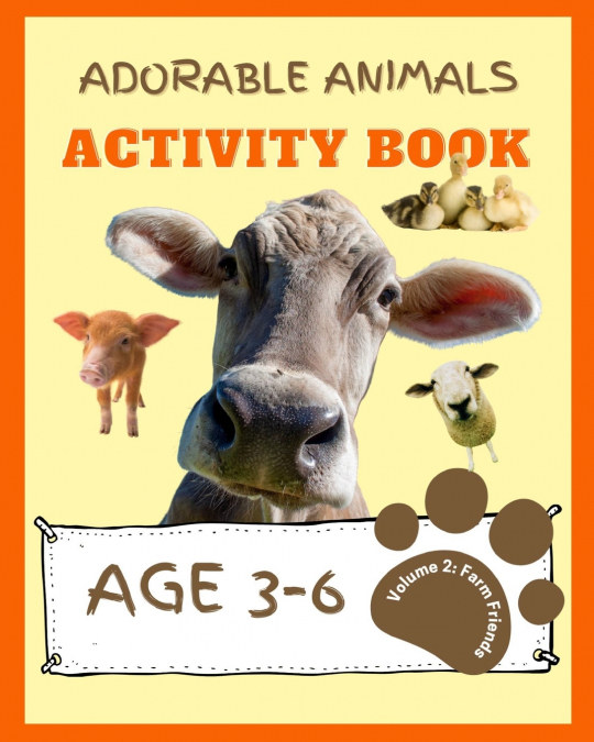 Adorable Animals Activity Book Volume 2