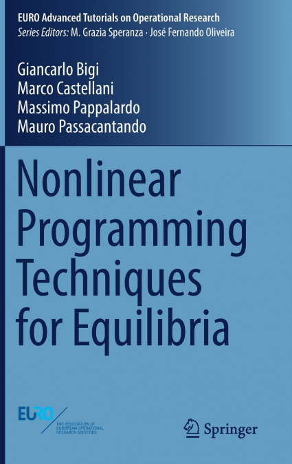 Nonlinear Programming Techniques for Equilibria