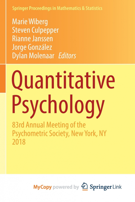 Quantitative Psychology