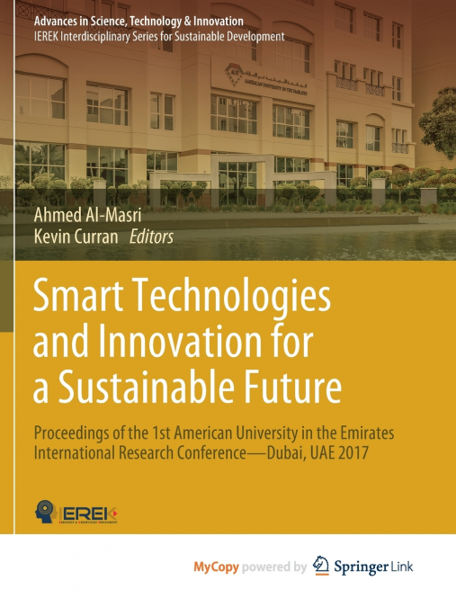 Smart Technologies and Innovation for a Sustainable Future