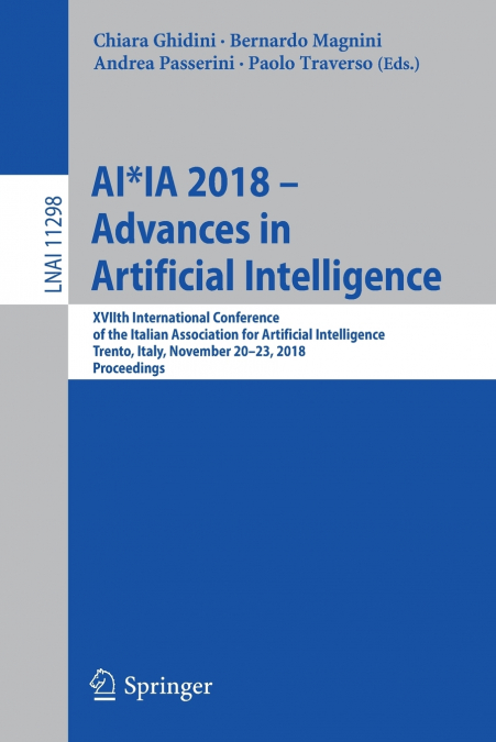 AI*IA 2018 - Advances in Artificial Intelligence