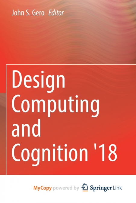Design Computing and Cognition ’18