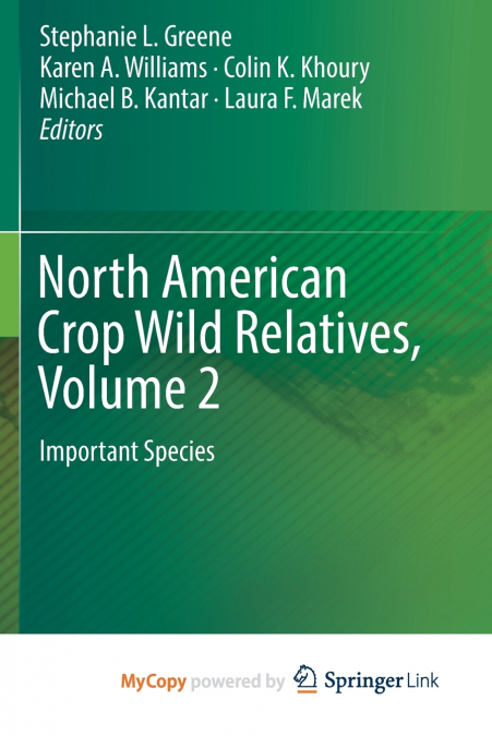 North American Crop Wild Relatives, Volume 2
