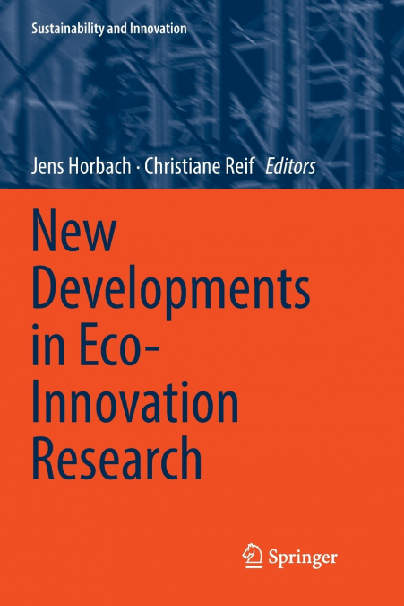 New Developments in Eco-Innovation Research