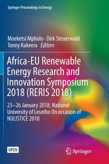 Africa-EU Renewable Energy Research and Innovation Symposium 2018 (RERIS 2018)