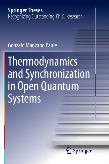 Thermodynamics and Synchronization in Open Quantum Systems