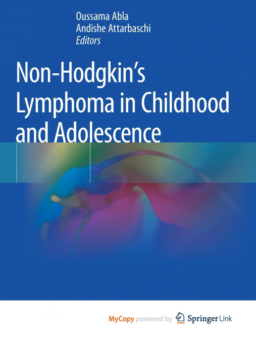 Non-Hodgkin’s Lymphoma in Childhood and Adolescence