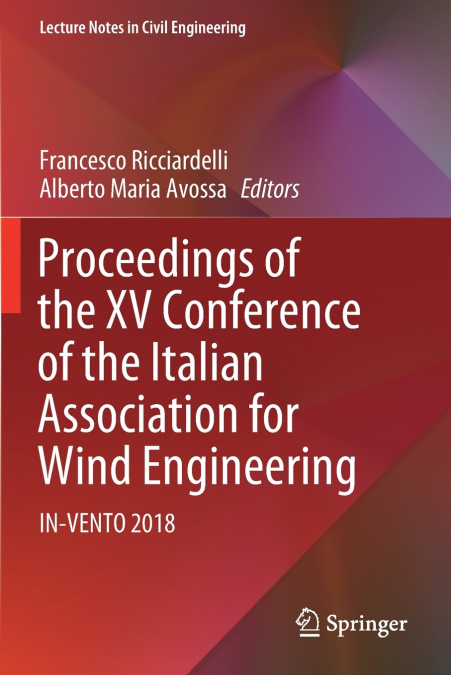 Proceedings of the XV Conference of the Italian Association for Wind Engineering