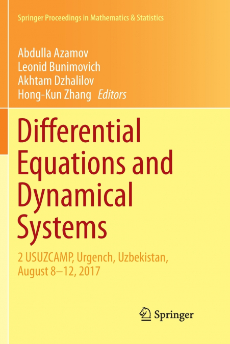Differential Equations and Dynamical Systems
