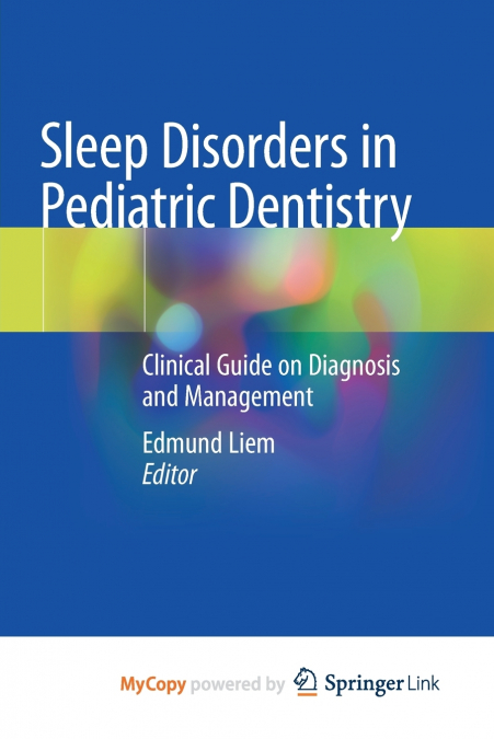 Sleep Disorders in Pediatric Dentistry