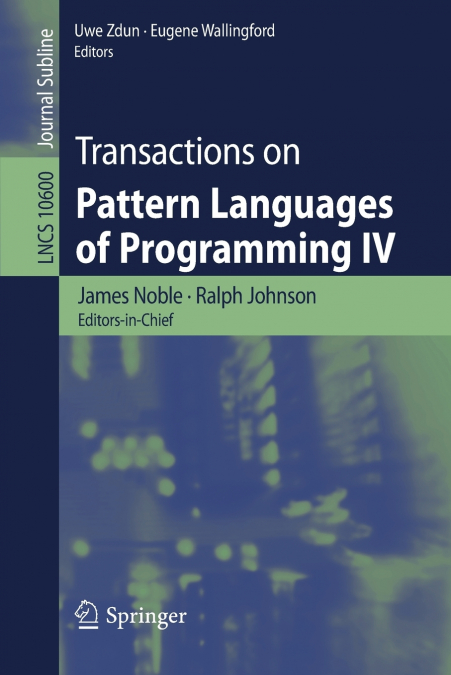 Transactions on Pattern Languages of Programming IV