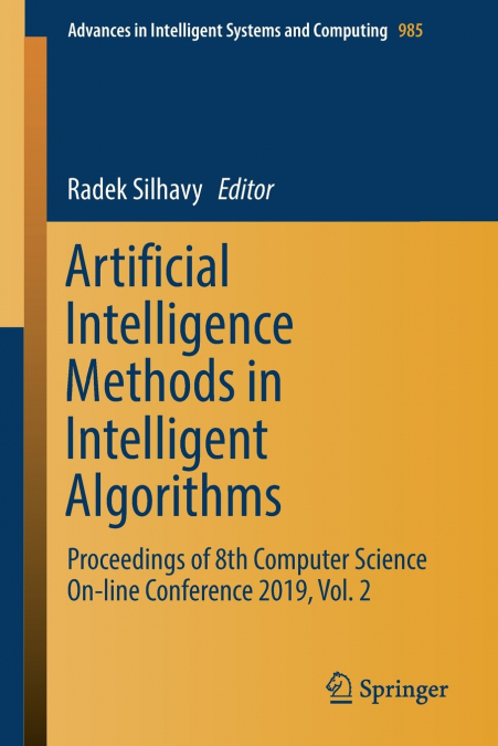 Artificial Intelligence Methods in Intelligent Algorithms