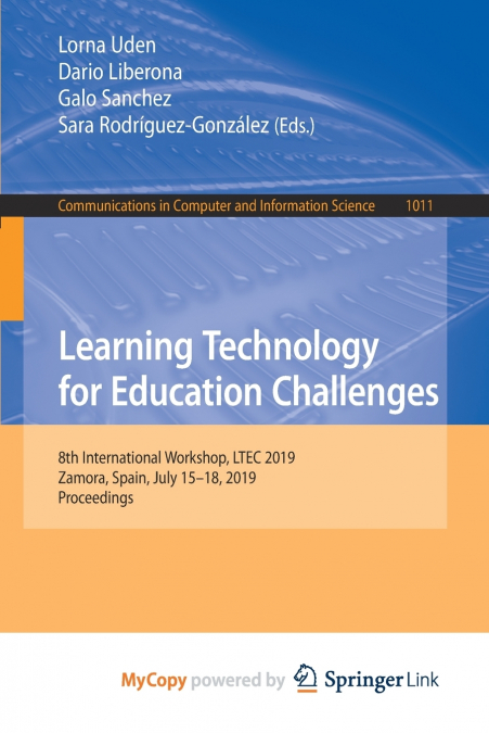 Learning Technology for Education Challenges