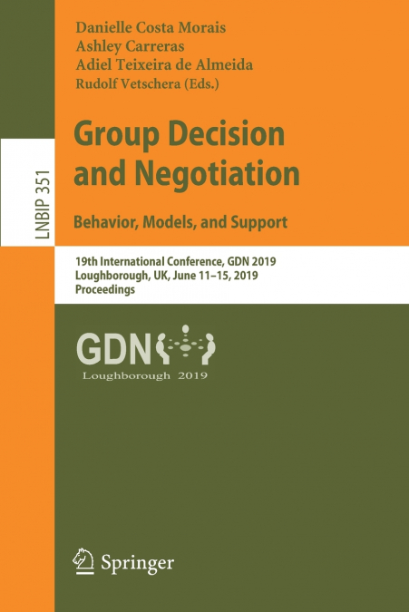 Group Decision and Negotiation