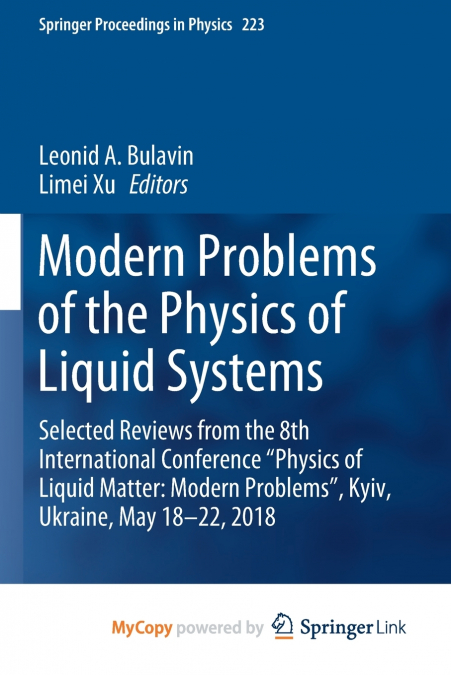 Modern Problems of the Physics of Liquid Systems