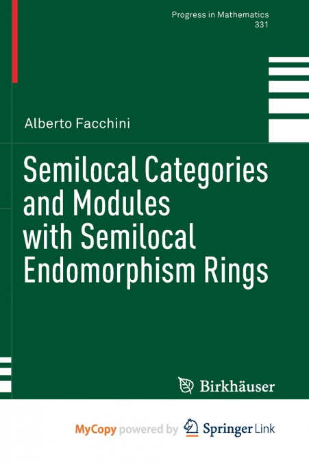 Semilocal Categories and Modules with Semilocal Endomorphism Rings
