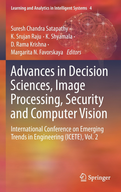 Advances in Decision Sciences, Image Processing, Security and Computer Vision