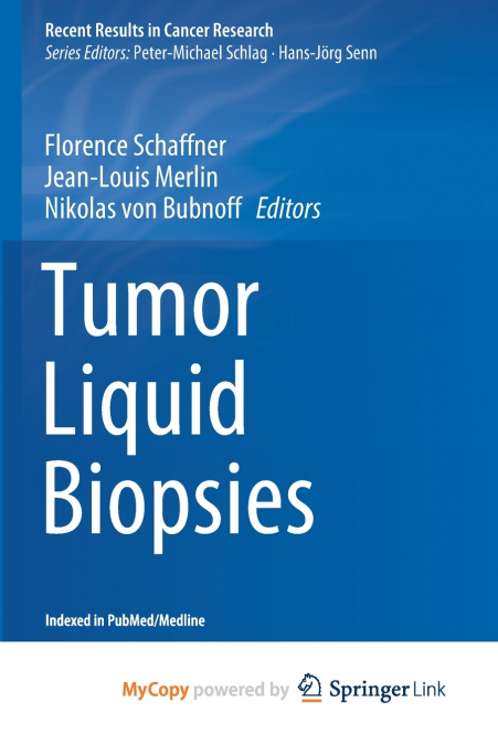 Tumor Liquid Biopsies