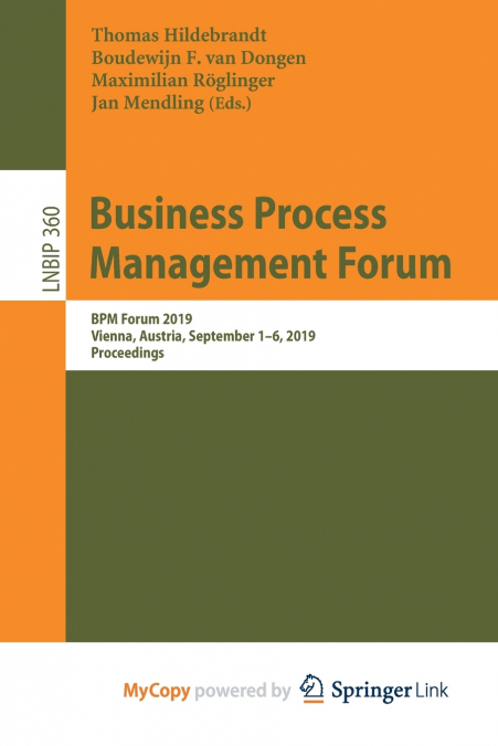 Business Process Management Forum