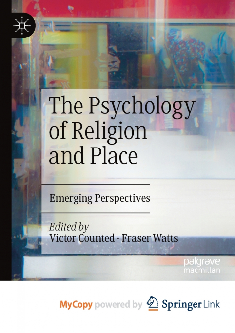 The Psychology of Religion and Place