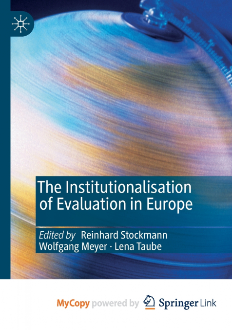 The Institutionalisation of Evaluation in Europe