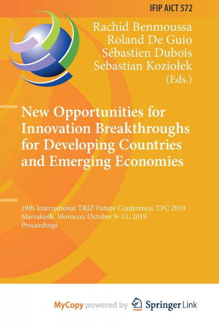 New Opportunities for Innovation Breakthroughs for Developing Countries and Emerging Economies