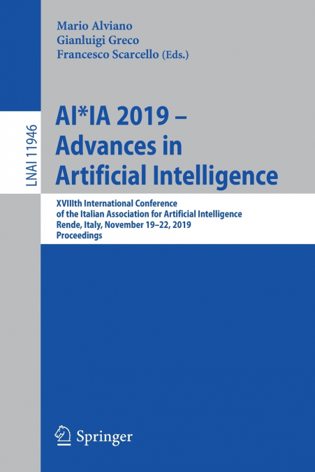 AI*IA 2019 - Advances in Artificial Intelligence