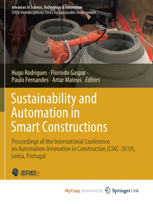 Sustainability and Automation in Smart Constructions