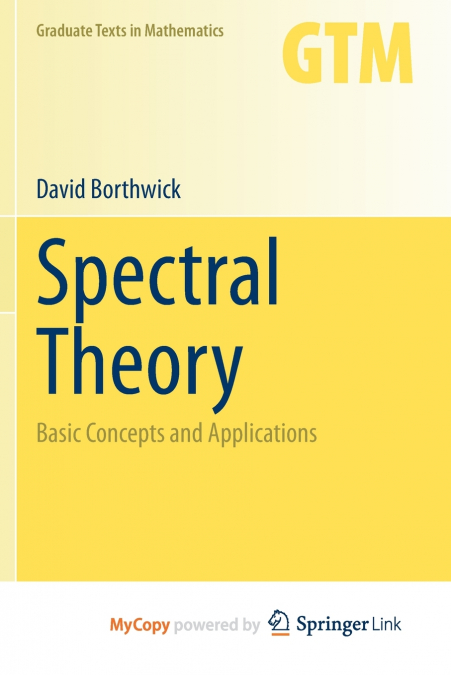 Spectral Theory