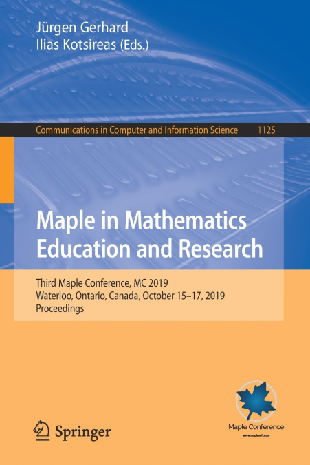 Maple in Mathematics Education and Research