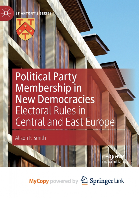 Political Party Membership in New Democracies