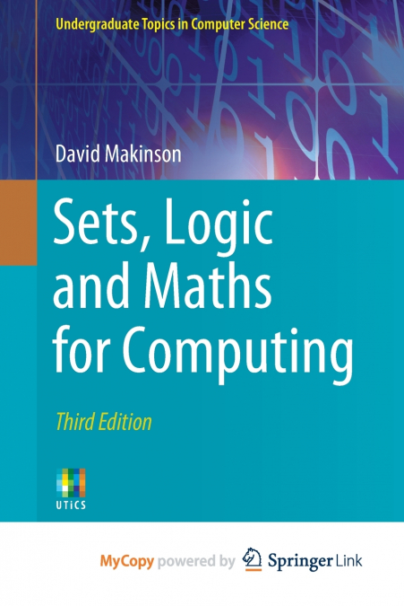 Sets, Logic and Maths for Computing