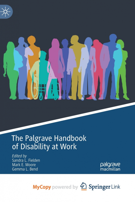The Palgrave Handbook of Disability at Work