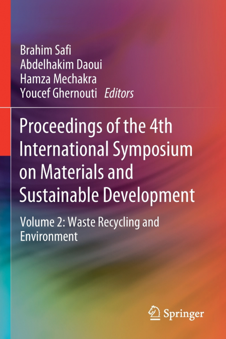 Proceedings of the 4th International Symposium on Materials and Sustainable Development