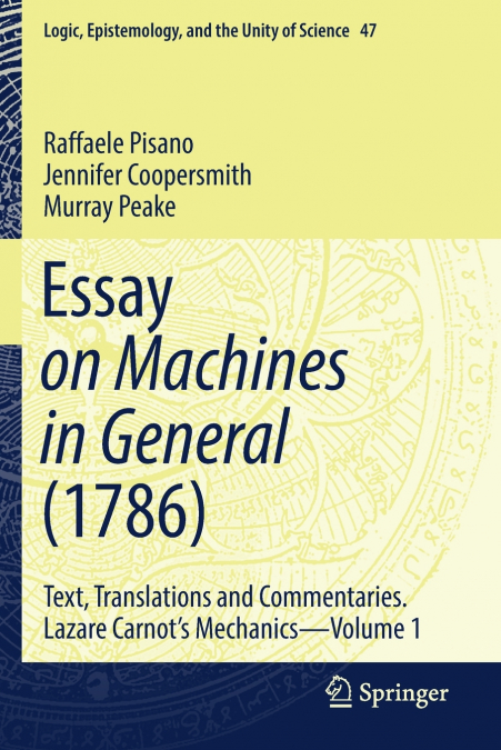 Essay on Machines in General (1786)
