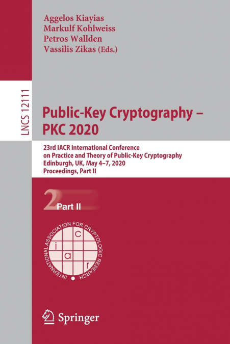Public-Key Cryptography - PKC 2020