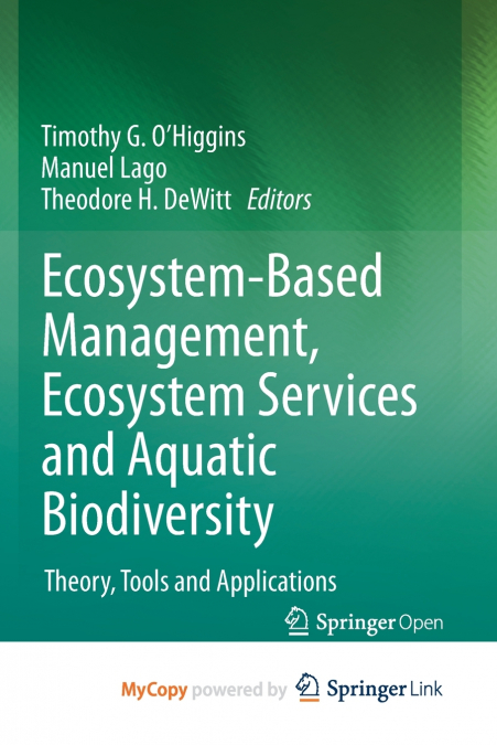 Ecosystem-Based Management, Ecosystem Services and Aquatic Biodiversity