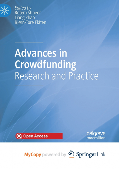 Advances in Crowdfunding