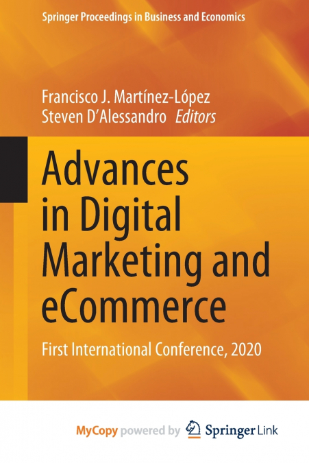 Advances in Digital Marketing and eCommerce