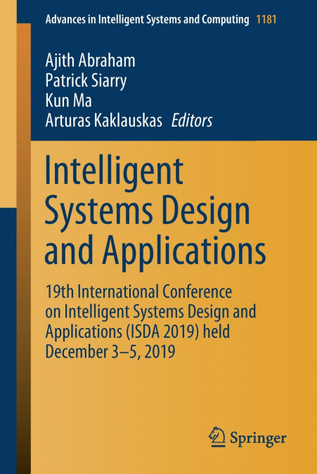 Intelligent Systems Design and Applications