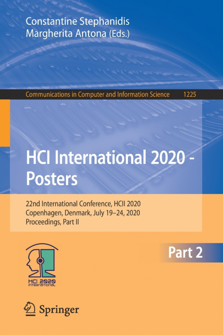 HCI International 2020 - Posters