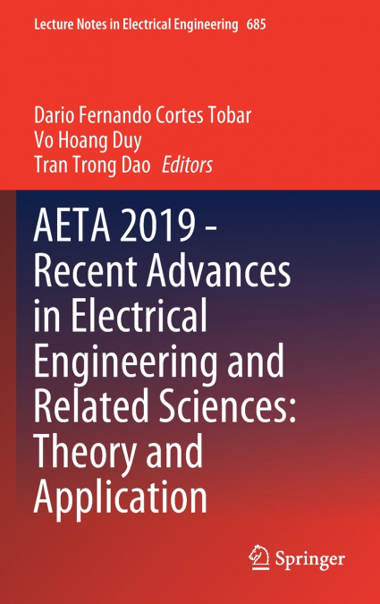 AETA 2019 - Recent Advances in Electrical Engineering and Related Sciences