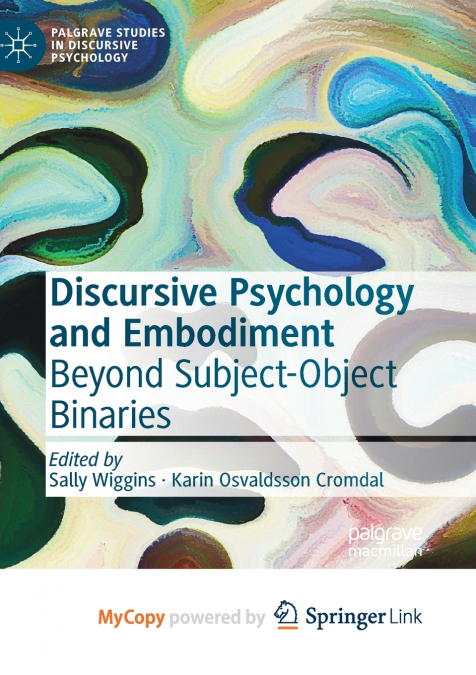Discursive Psychology and Embodiment