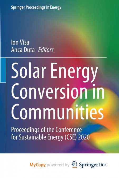 Solar Energy Conversion in Communities