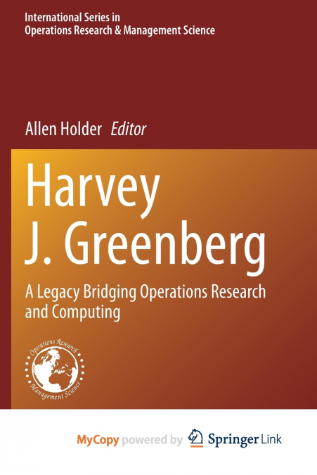 Harvey J. Greenberg
