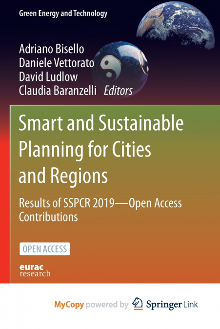 Smart and Sustainable Planning for Cities and Regions