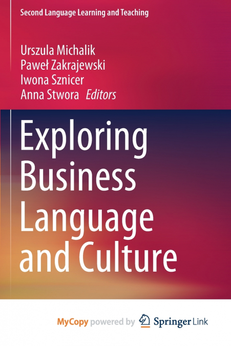 Exploring Business Language and Culture