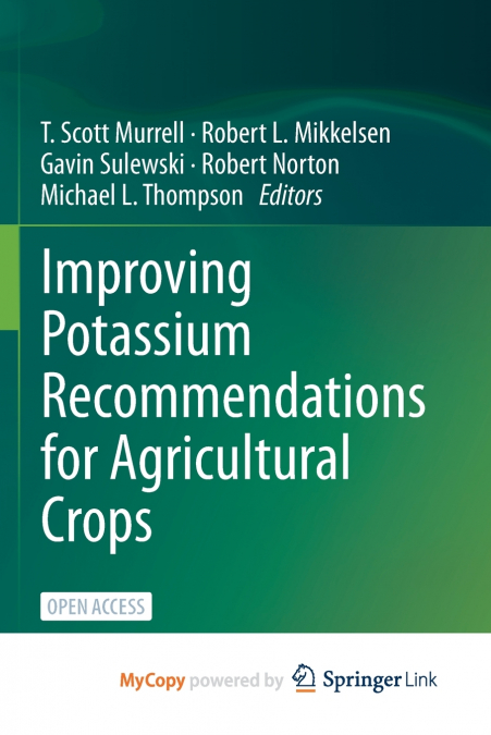 Improving Potassium Recommendations for Agricultural Crops